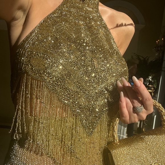 Tops - Gold Beaded Top